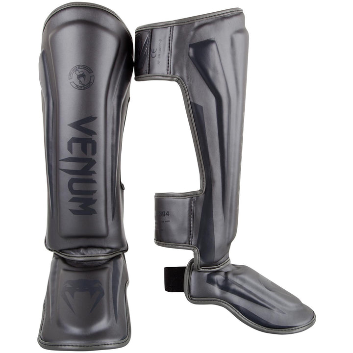 Venum Elite Boxen Schienbeinschutz L Grau / Grau, L Grau / Grau