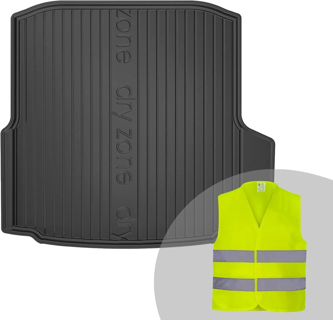 FROGUM DryZone Gummimatte Ganzjährige Praktische Auto Kofferraummatte Kofferraumwanne passend für Sk