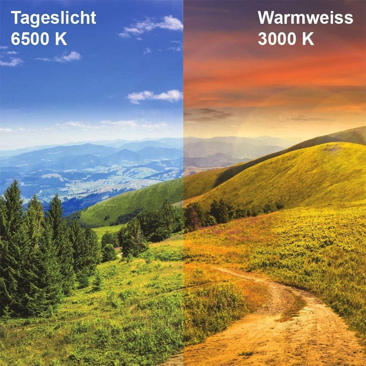LED Feuchtraumleuchte 17 Watt 4000K reinweiss 4000lm IP65 wasserfest schlagfest 60cm Feuchtraumwanne