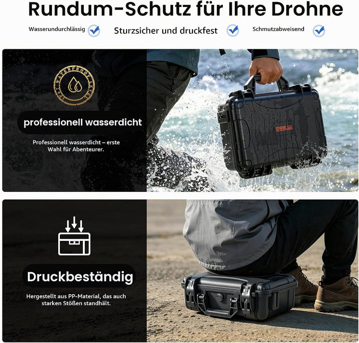 STARTRC Lito X1/1 Koffer, Wasserdichter Harter Tasche für DJI Lito X1/1 Fly More Combo Zubehör für D