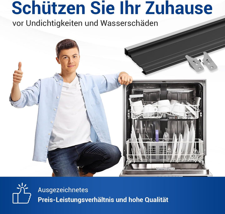 VIOKS Schürzendichtung Dichtung Spülmaschine 56 cm Ersatz für Bosch Siemens 298534 00298534 Türdicht