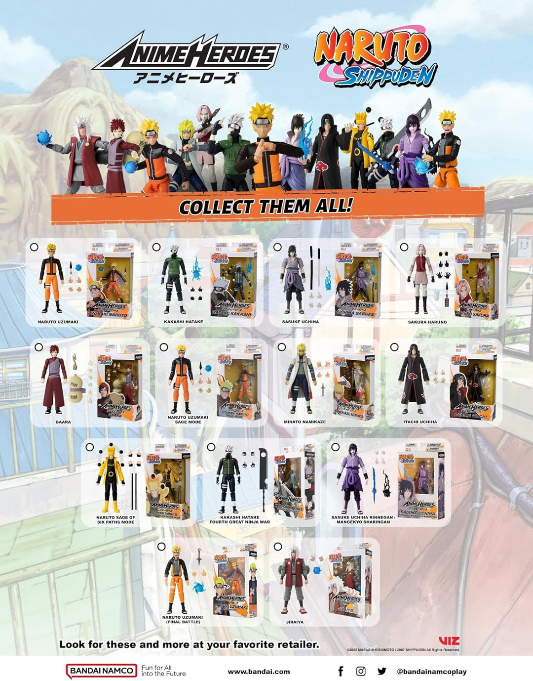 ANIME HEROES - Naruto Shippuden - Naruto Uzumaki Sage of Six Paths Mode Action Figure, Anime Geschen