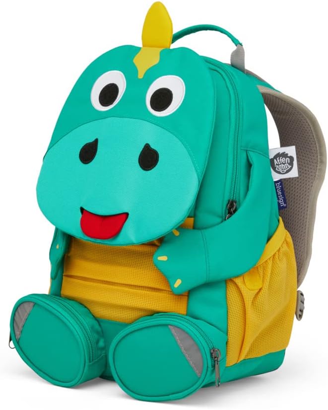 Affenzahn Grosser Freund Kindergartenrucksack für 3-5 Jährige Kita Verspielt Funktional 8L Volumen -