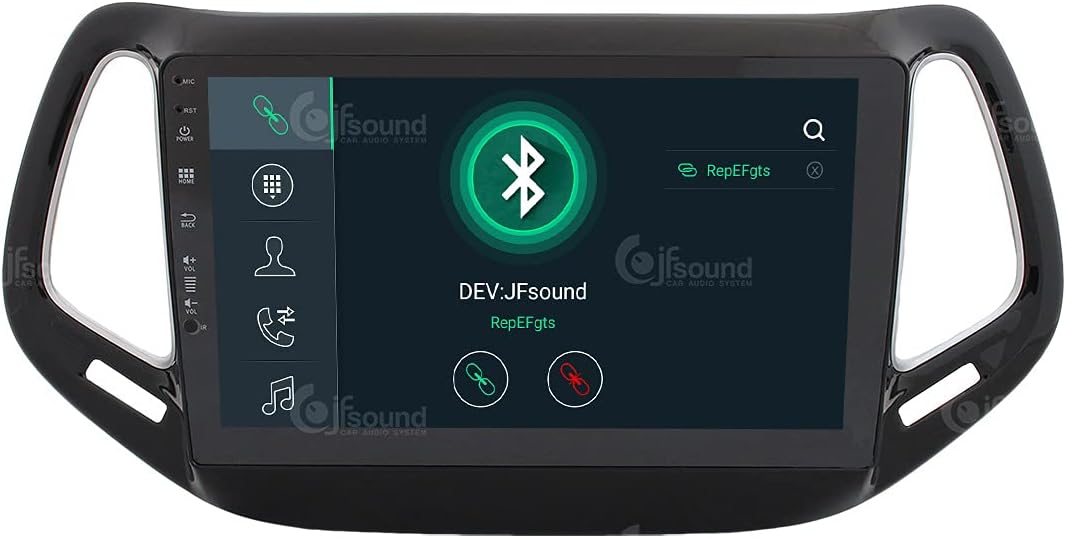 Personalisiertes Autoradio für Jeep Compass Android GPS Bluetooth WiFi USB DAB+ Touchscreen 10" 8cor