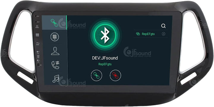 Personalisiertes Autoradio für Jeep Compass Android GPS Bluetooth WiFi USB DAB+ Touchscreen 10" 8cor