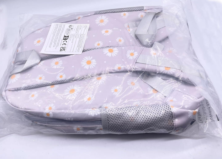Schulrucksack Mädchen Teenager Damen Schultasche Canvas Schulranzen Set Blumen Rucksack für Mädchen