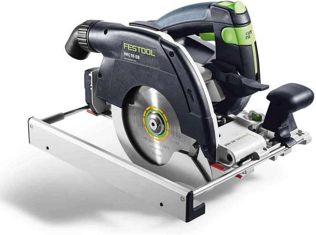 Festool Akku-Handkreissäge HKC 55 5,0 EBI-Plus-SCA (mit Akkupacks, Schnellladegerät, Kreissägeblatt,