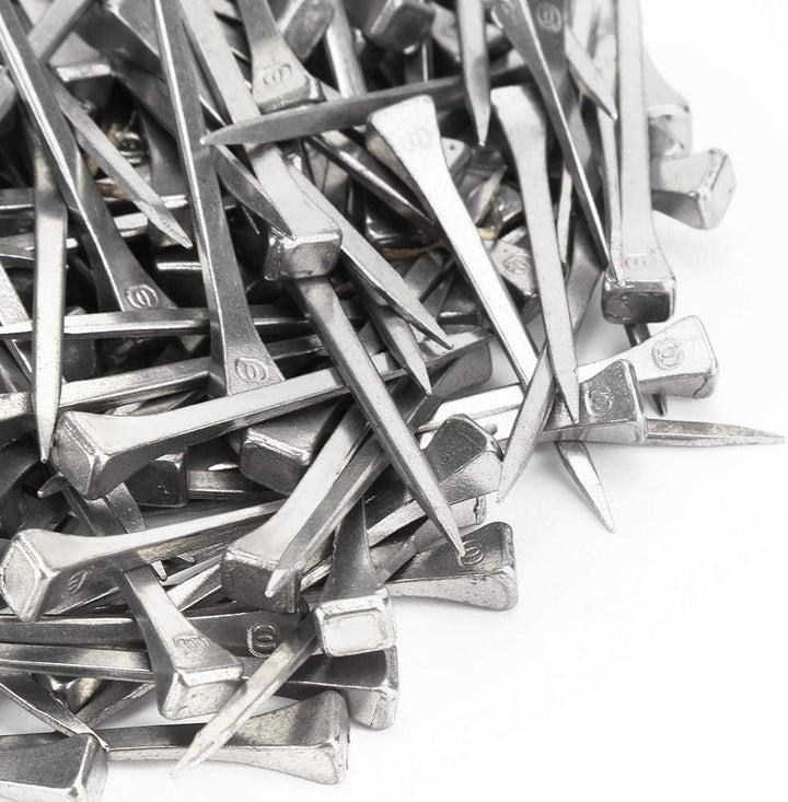 Cikonielf 250Pcs Hufeisen Nägel Stahl Huf Peg Hufeisen Zubehör Fest Hufeisen Nägel Pferd Werkzeug Zu