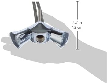 GROHE Costa Küchenarmaturen - Spültisch-Einlochbatterie (DN 15, Metallgriffe) chrom, 31831001 Hochdr