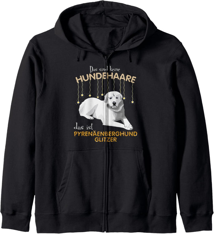 Das sind keine Hundehaare das ist Pyrenäenberghund Kapuzenjacke