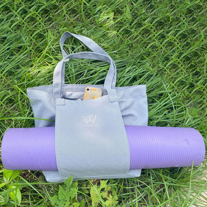 Wivmypog Yogamatten Tasche, leicht zu tragen Yoga Matte Tragetasche, Gym Segeltuch Tragetasche, Schu