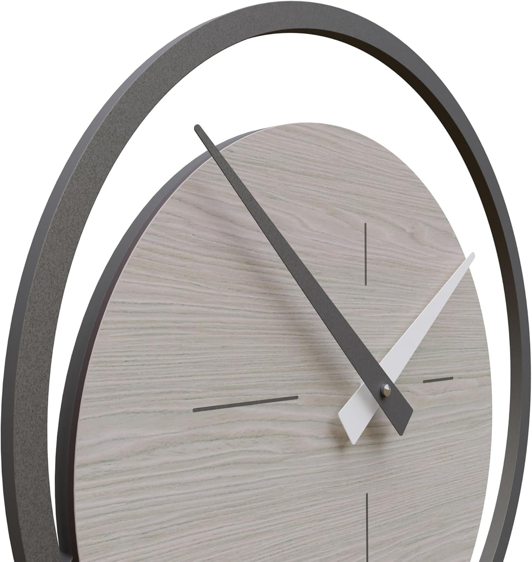 CalleaDesign - Eclipse Pendeluhr, Eiche Breeze, Eiche Breeze