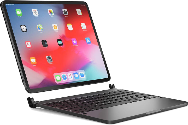 BRYDGE 12.9 Pro, Hochwertige Bluetooth Tastatur aus Aluminium, deutsches Layout QWERTZ, für das iPad