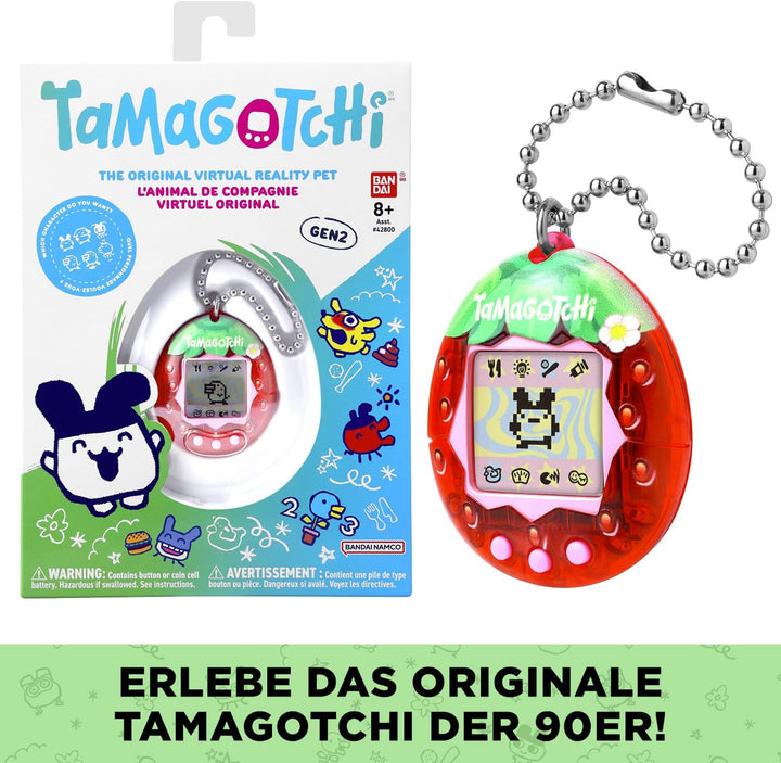 Bandai - Tamagotchi - Original Tamagotchi - Fresh Strawberry - Elektronisches virtuelles Haustier -