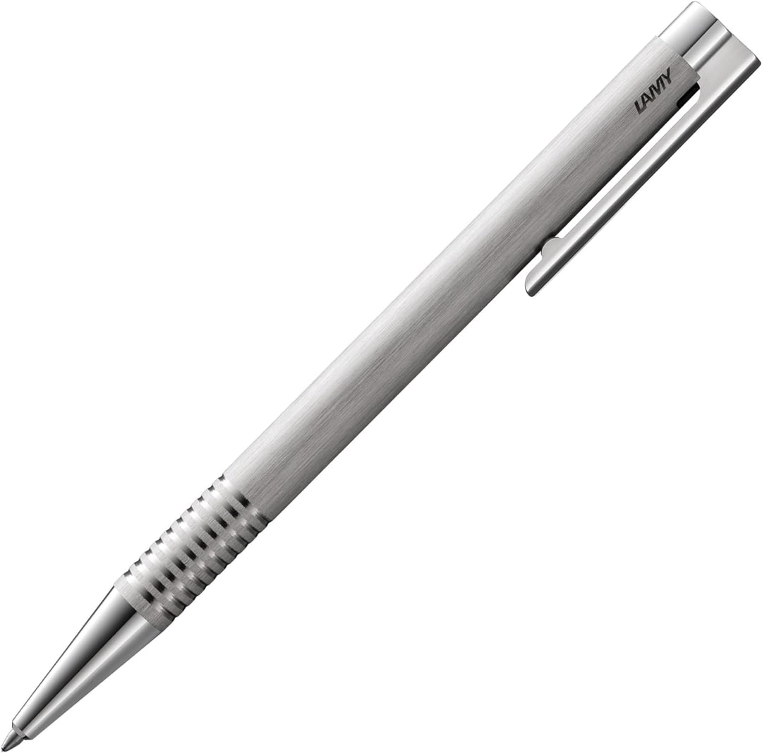 LAMY logo Set 899 aus rostfreiem Edelstahl in brushed: Kugelschreiber 206 Grossraummine LAMY M 16 sc