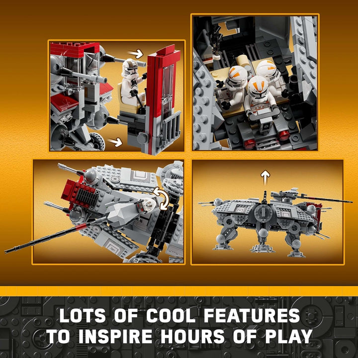 LEGO Star Wars at-TE Walker 75337 Poseable Toy Revenge of The Sith Set, Geschenk für Kinder mit 3 21