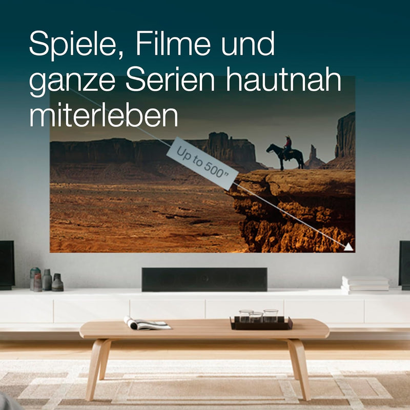 Epson EH-TW7100 4K Pro-UHD 3LCD-Beamer (3.000 Lumen Weiss- und Farbhelligkeit, Kontrastverhältnis 10