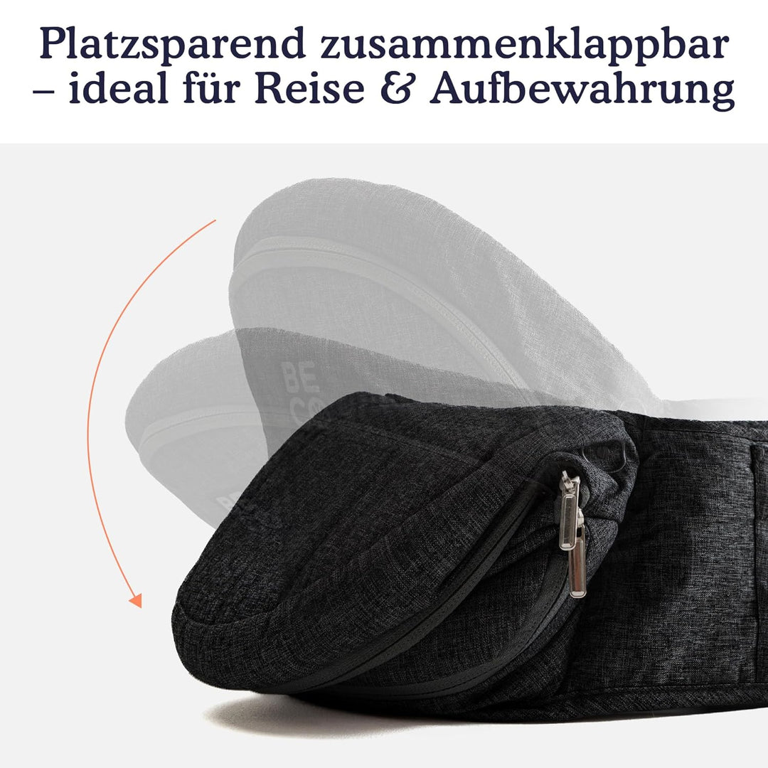 Beco Gemini Hüftsitz Babytrage – 4-in-1 Ergonomische Kindertrage für Neugeborene & Kleinkinder (0-36