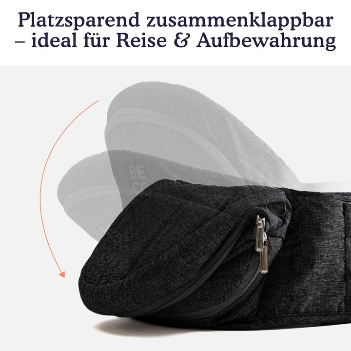 Beco Gemini Hüftsitz Babytrage – 4-in-1 Ergonomische Kindertrage für Neugeborene & Kleinkinder (0-36