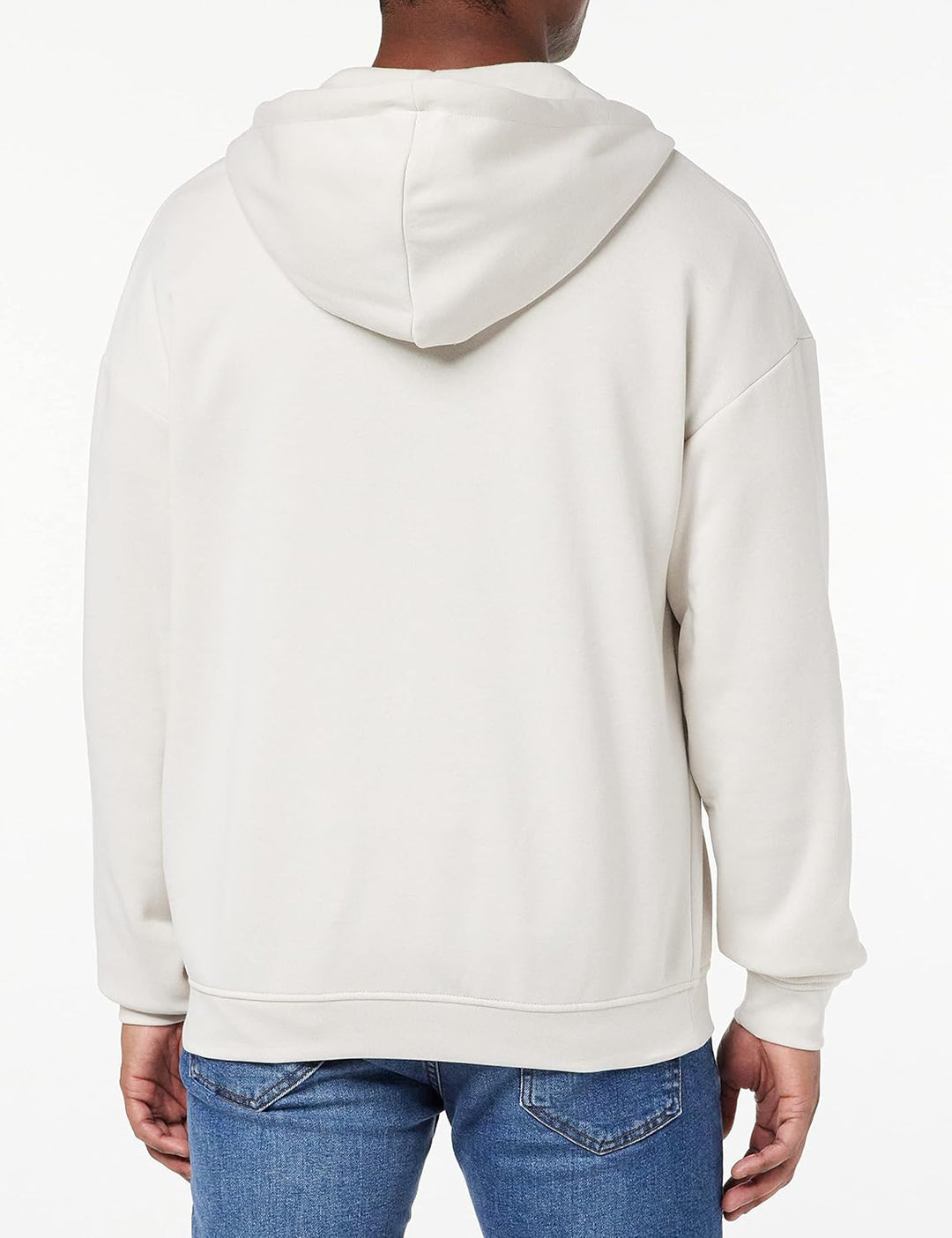 JACK & JONES Herren Jorbrink Sweat Zip Through Hood Kapuzenjacke M Moonbeam, M Moonbeam