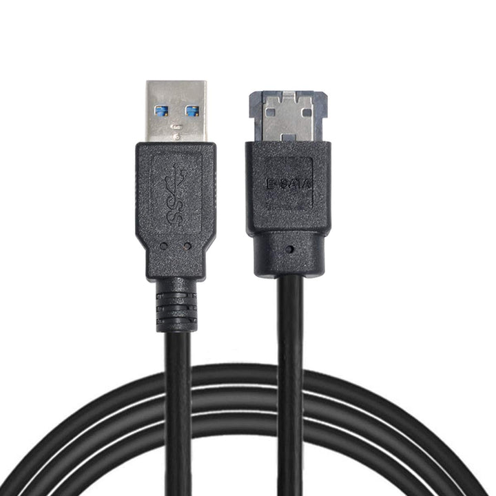 cablecc Kabel USB 3.0 zum Einschalten des eSATA DC5V-Adapters USB 2.0 zum Festplatten- / SSD- / ODD-