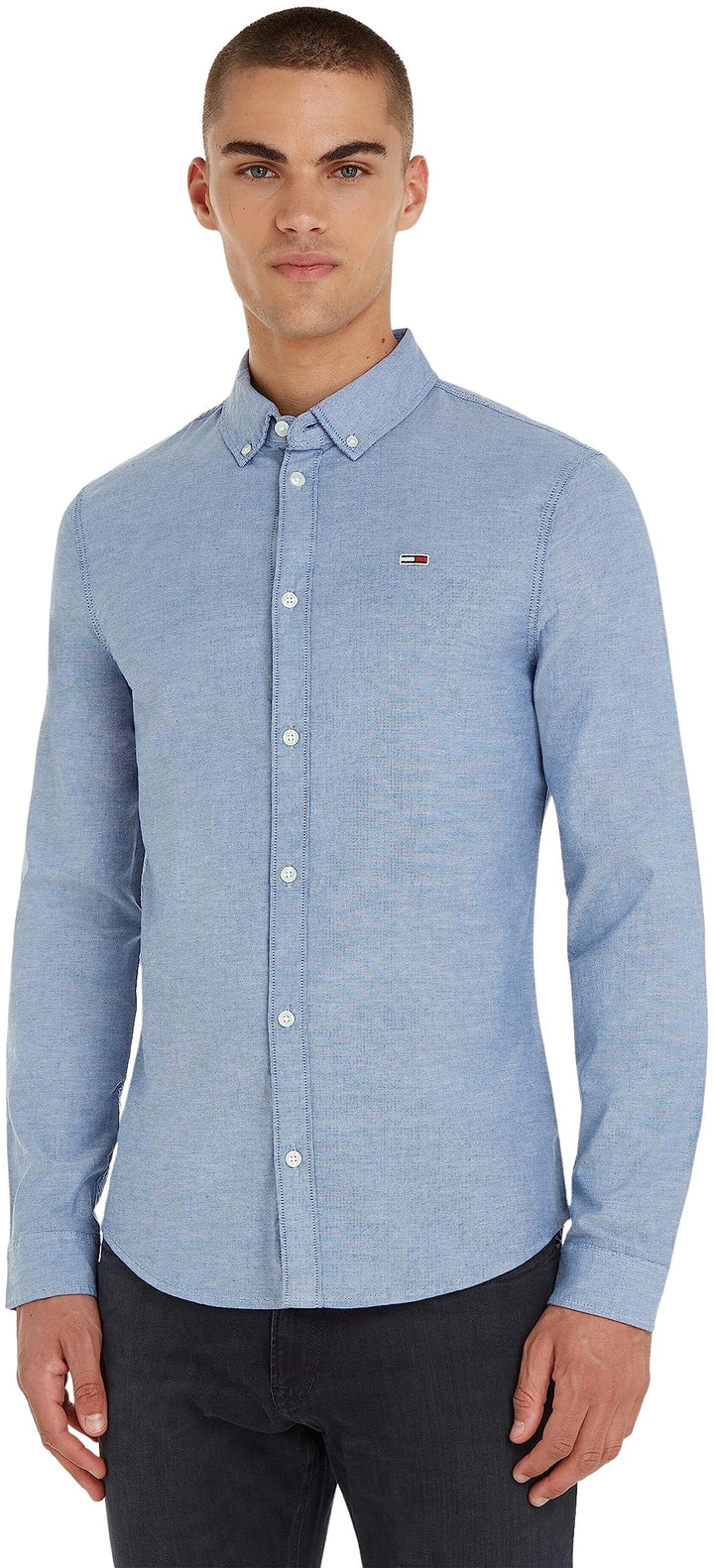 Tommy Hilfiger Herren Langarmhemden/Gewebte Oberteile XS Blau (Twilight Navy), XS Blau (Twilight Nav