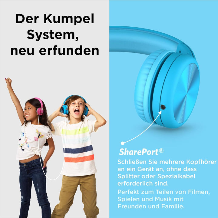 LilGadgets Connect+ Pro Kinderkopfhörer mit Geräuschunterdrückung – für den Komfort von Kindern entw