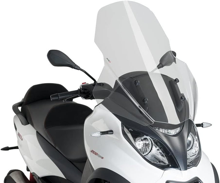 Puig WINDSCHUTZSCHEIBE V-TECH LINE Touring 1666W för MP350, Piaggio MP3 500 HPE ABS ASR 18'-19' Tran