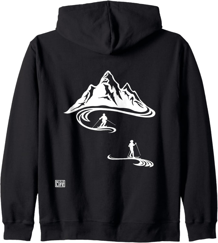 Berge Ski Kapuzenjacke