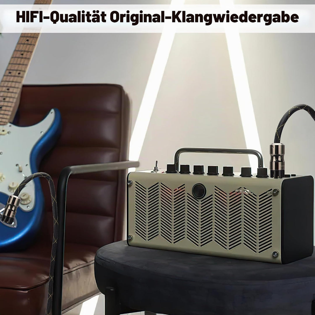 JJmooer Reines Kupfer mit abgeschirmtem HiFi-Netzkabel Professionelles Audio-Wechselstrom-Verstärker