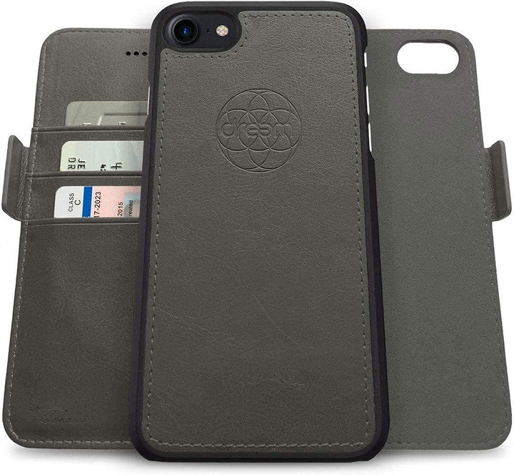 Dreem Fibonacci 2in1 Handyhülle Flipcase für iPhone SE 3 (2022), SE 2, & 8/7 | Magnetisches iPhone C