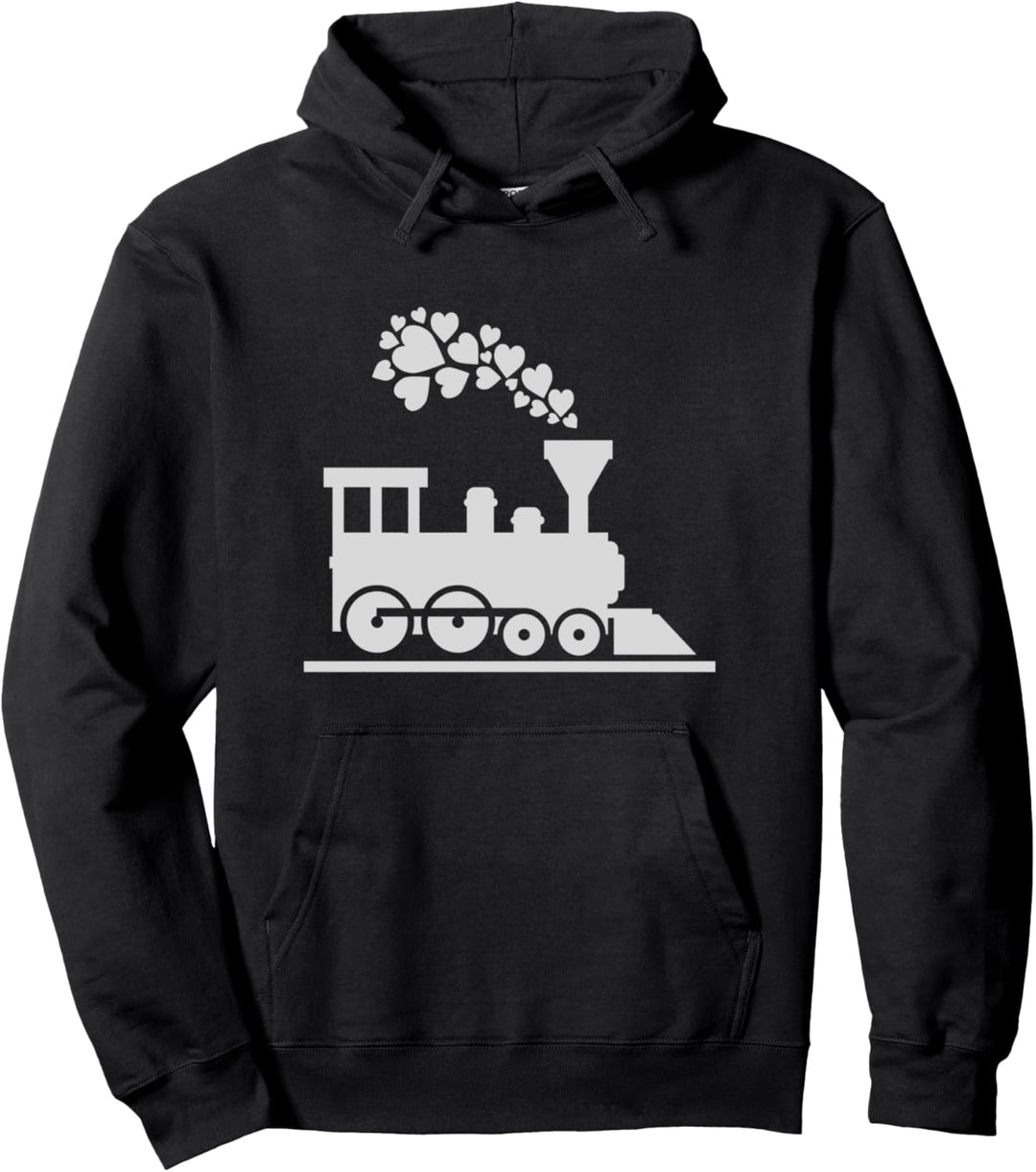 Love Train Kids Valentines Pullover Hoodie