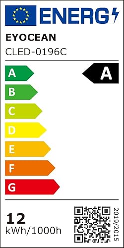 Eyocean LED Augenschutz Schreibtischlampe, Verstellbarer Schwanenhals Klemmleuchte, Einstellbare Dim