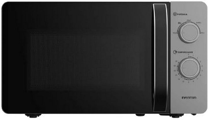 Infiniton MW-HS2070 Mikrowelle, 20 Liter, 700 W, Timer von 0 bis 35 Minuten, DEFROST-Funktion, Türöf
