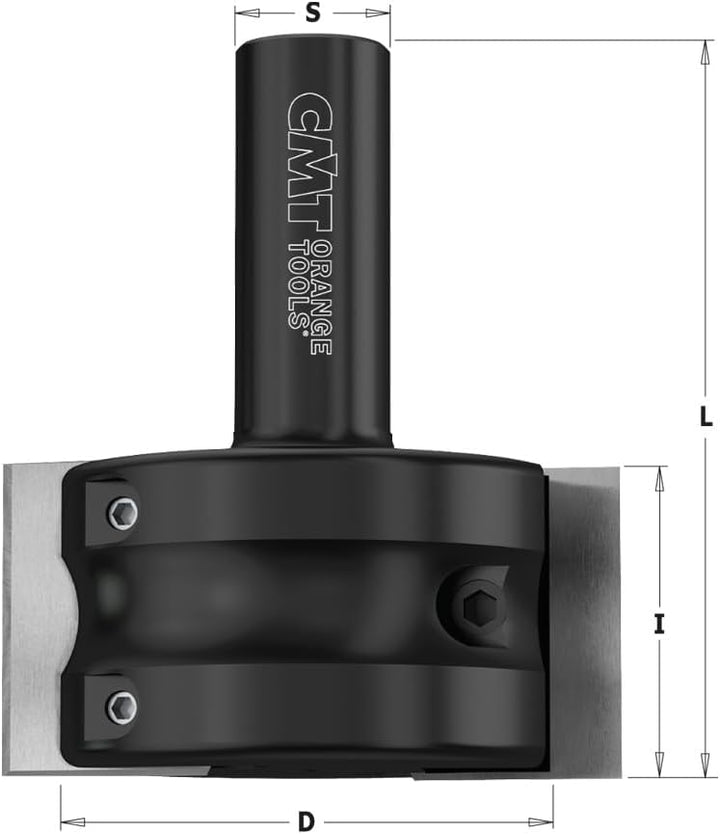 CMT 663.301.11 - cuerpo universal Fresa de corte para maquinas CNC S=20 D=65x40x93 Z2 DX