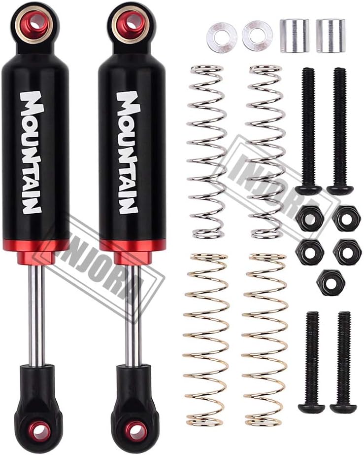 INJORA RC Stossdämpfer RC Shock Absorber RC Dämpfer Set für 1/10 RC Truck Crawler Axial SCX10 90046