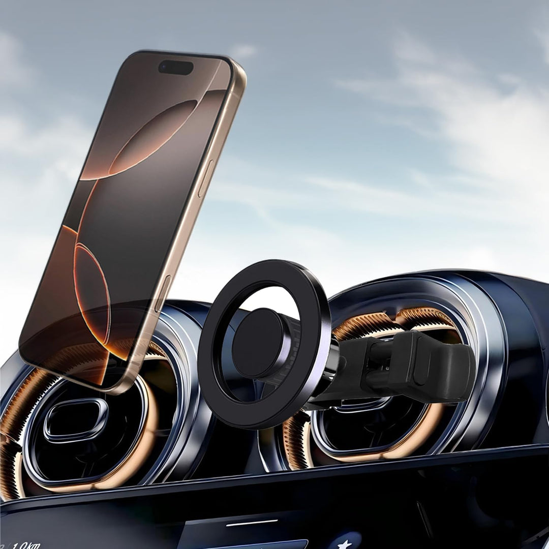 ICAILIN Handyhalterung Auto runde lüftung,Magnethalter Handy Auto, für Mini Cooper SMART 451 FIAT 50