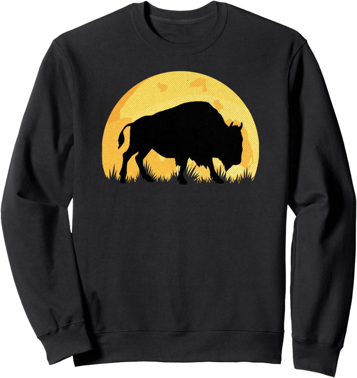 Büffel Wildlife Tier Jungen Sweatshirt