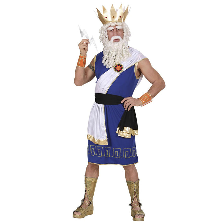 WIDMANN 73610 COSTUME TUNICA BLU XXL ZEUS #7361, XXL