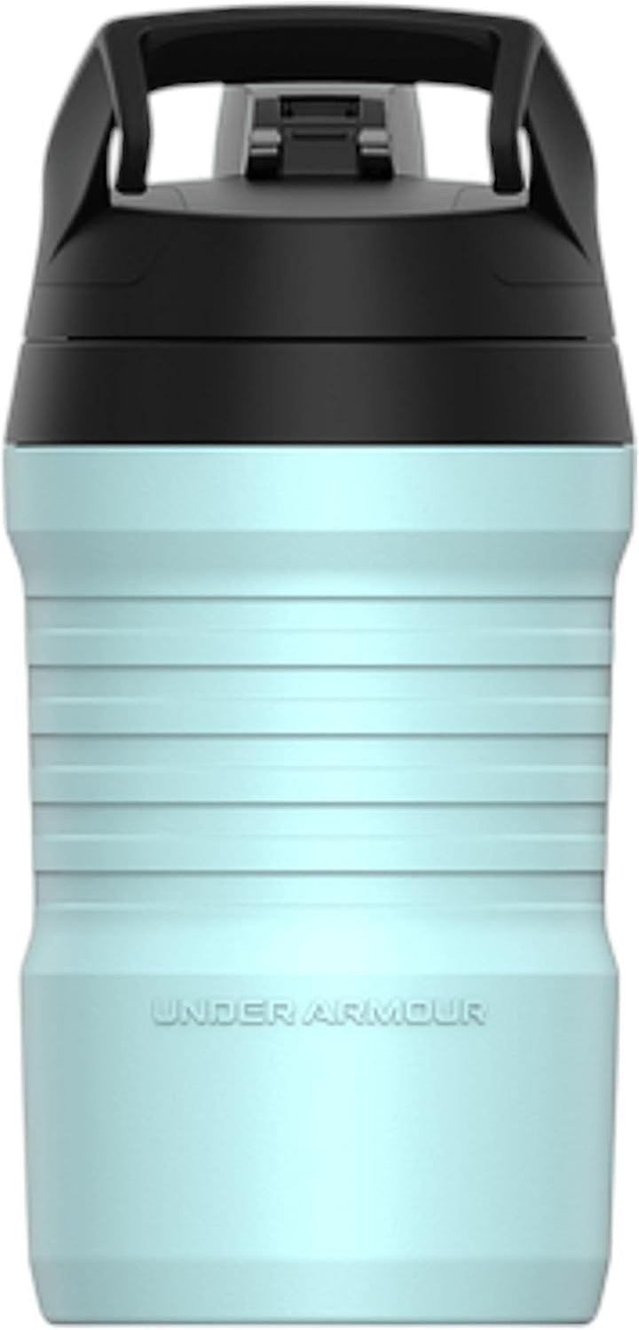 Under Armour UA 32oz Playmaker Jug Breeze Blue Schwarz und Marineblau, Schwarz und Marineblau