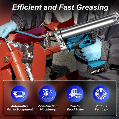 Akku-Fettpresse für Makita 18V MAX Akku – 10000 PSI elektrische Fettpresse mit 18 Zoll langem Hochdr