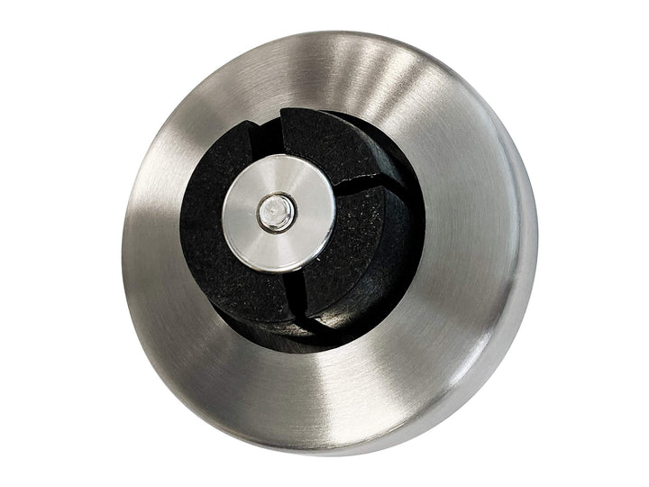 TREBA / FREWA Wandhalter mit Rosette V2A für Metallhandlauf / Rohr Ø42,4 x 2 mm, 1 Stück, E15