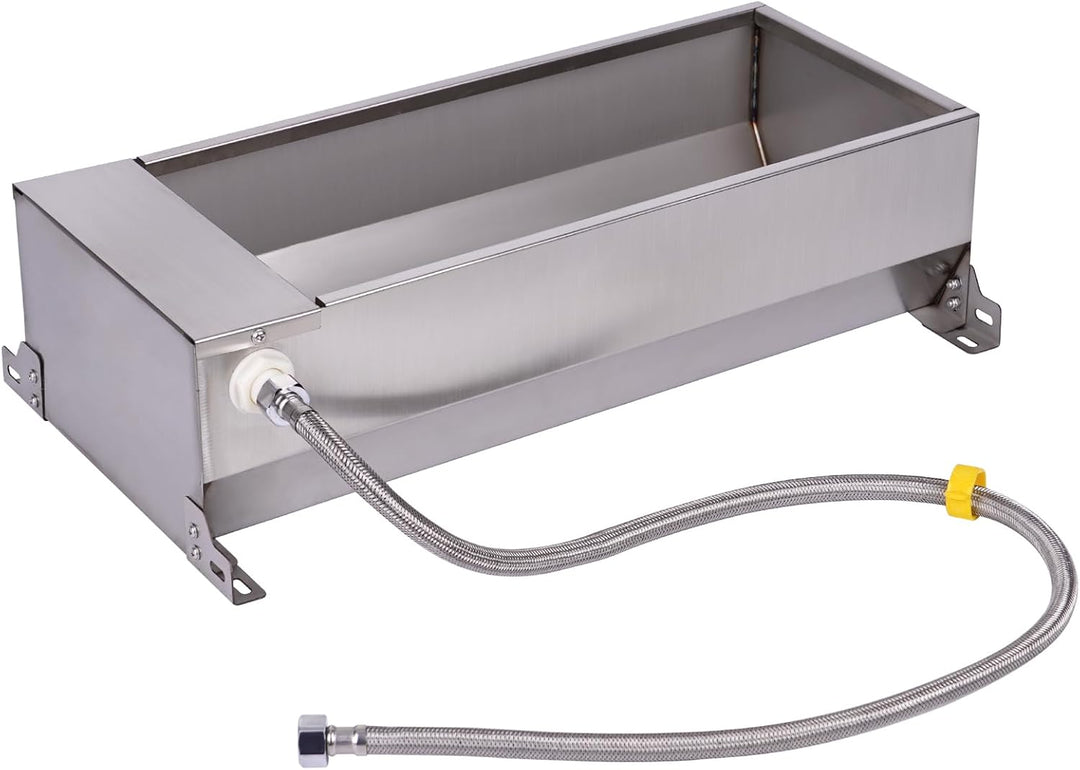 Automatischer Hundewassertrog mit 1/2 Zoll Einstellbarem Schwimmerventil, Edelstahl-Tränkespender fü