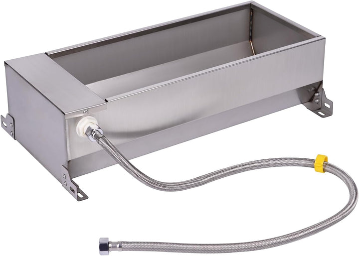 Automatischer Hundewassertrog mit 1/2 Zoll Einstellbarem Schwimmerventil, Edelstahl-Tränkespender fü