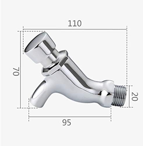 Wandmontage, ein Loch, automatisches Schliessen, Wassersparer, kalter Wasserhahn, Kupfer, öffentlich