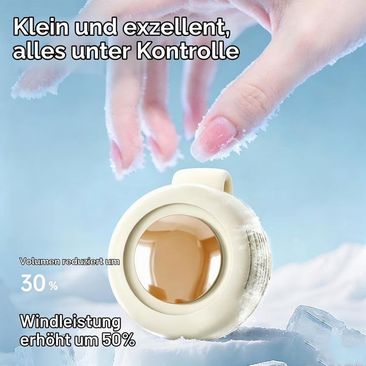 Tragbarer Clip Ventilator, Mini Ventilator mit Clip, T-Shirt Ventilator, 3 Geschwindigkeiten Leiser