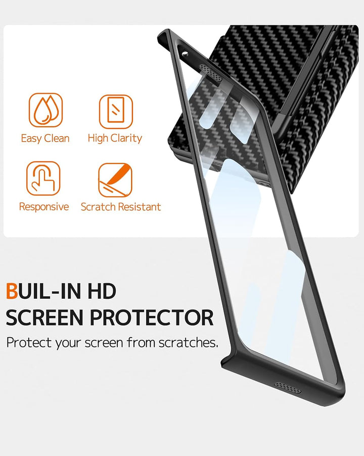 NINKI für Samsung Galaxy Z Fold 7 Wallet Case mit Kartenhalter,Eingebauter Displayschutz handyhülle