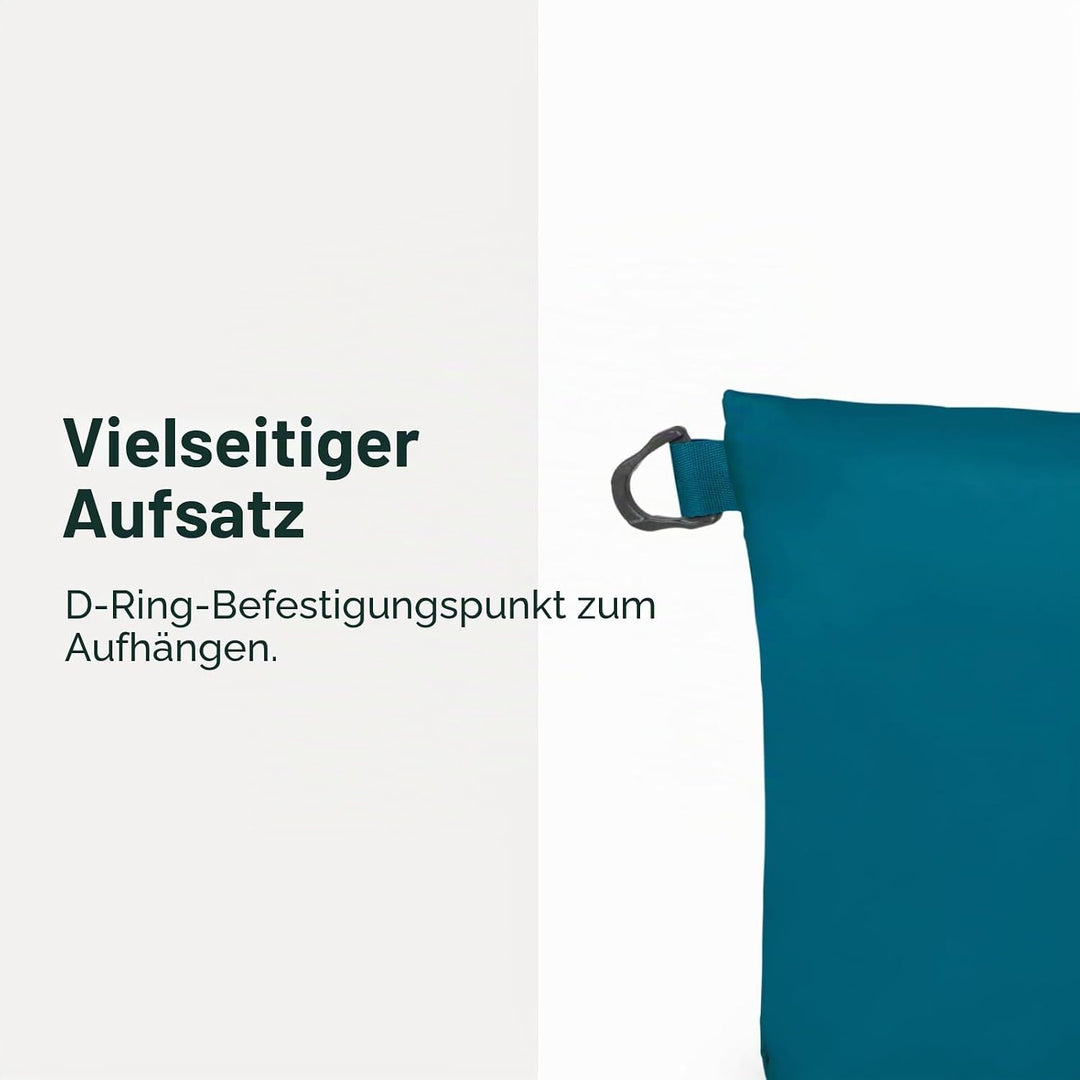 Osprey Europe Reissverschluss-Sack, Mittelgross Rucksack-Zubehör Black Set Zipper Sack Set, Black Se