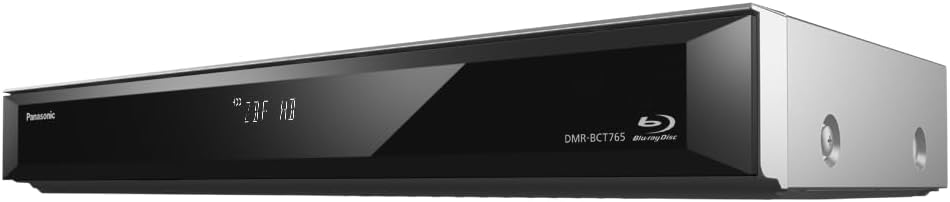 Panasonic DMR-BCT765AG Blu-Ray Player und Recorder mit Twin HD DVB-C Tuner, 500 GB Festplatte, 4K Up