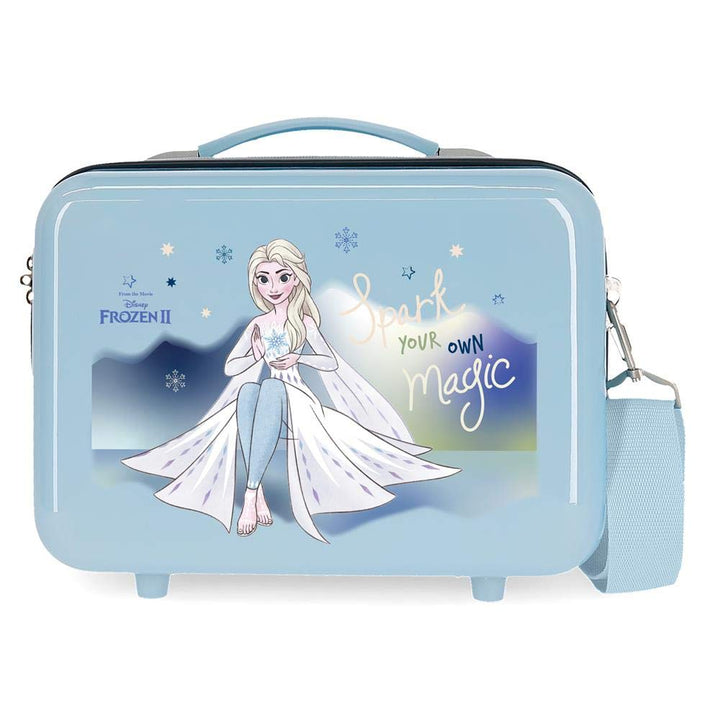 Disney Frozen Adventure Of My Mind Kosmetiktasche, anpassbar, Blau, 29 x 21 x 15 cm, starr, ABS 9,14